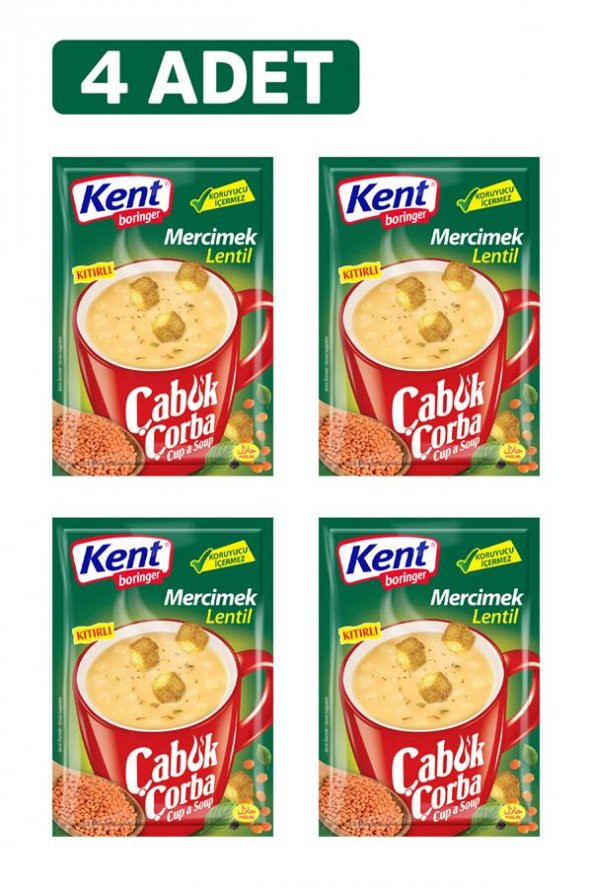 Mercimek Çorbası 22g 4 adet ürün görseli 1