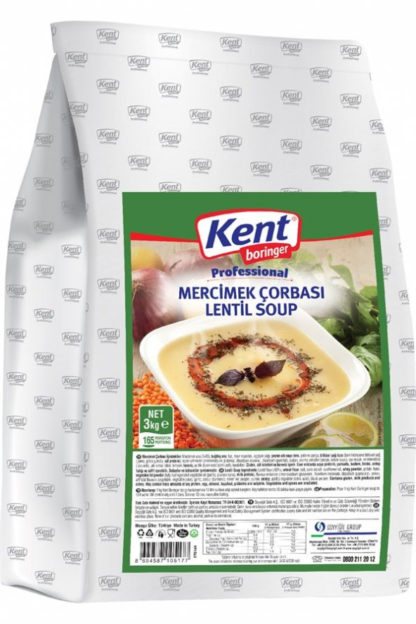 KB Professional Mercimek Çorbası 3 Kg ürün görseli 1