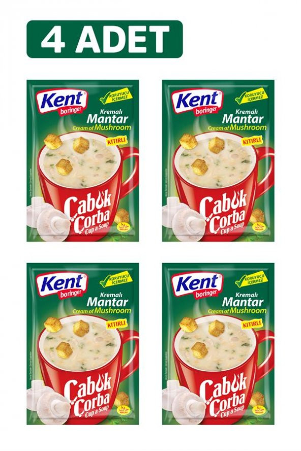 Çabuk Çorba Kremalı Mantar Çorbası 19g 4 adet ürün görseli 1