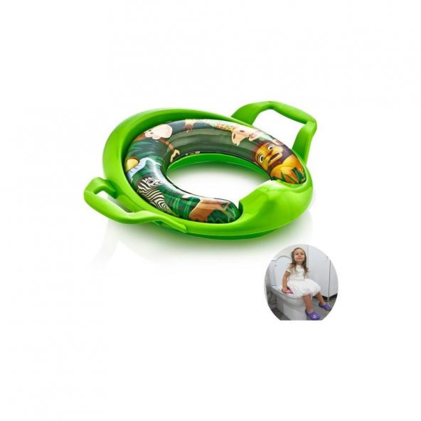Softy Comfort Kids Klozet Adaptörü Yeşil ürün görseli 1
