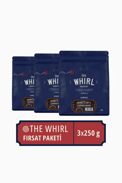 The Whirl Filtre Espresso Brunette 441°F Çekirdek Kahve 3'lü Fırsat Paketi ürün görseli 1