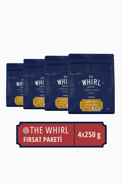 The Whirl Espresso Tanned 429°F Çekilmiş Kahve 4'lü Fırsat Paketi ürün görseli 1