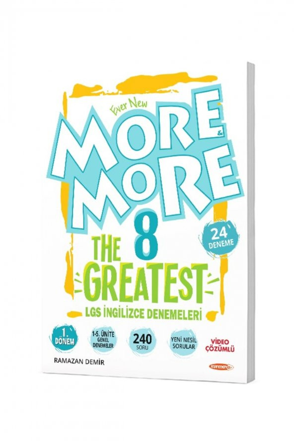8.sınıf More&more The Greatest 1.dönem Lgs Denemeleri (24 Deneme) ürün görseli 1