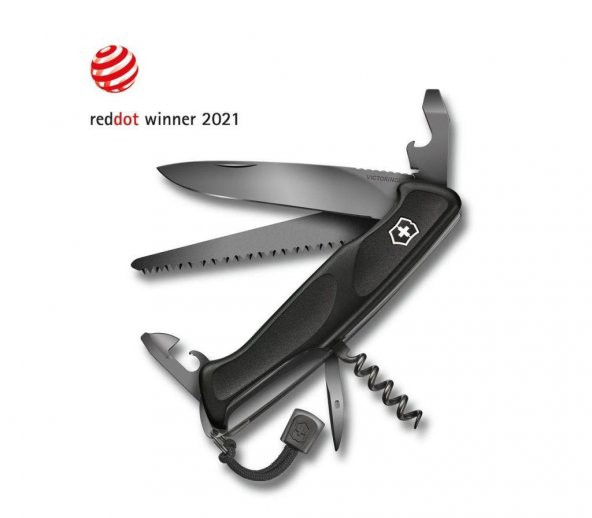 Victorinox Ranger Grip 55 Onyx 0.9563.C31P Siyah İsviçre Çakısı ürün görseli 1