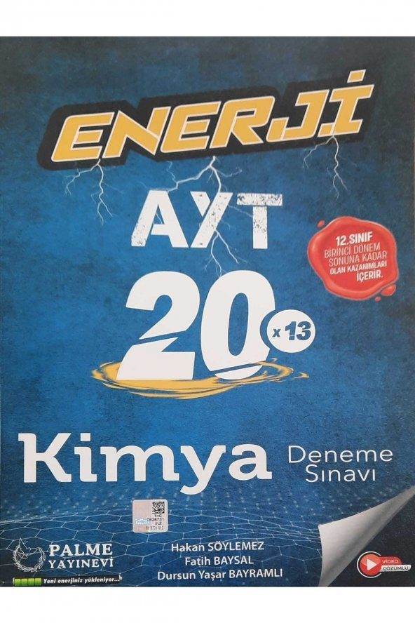 2023 Ayt Kimya Enerji 20x13 Deneme Sınavı ürün görseli 1