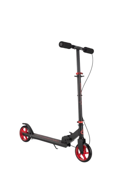 Cool Wheels 8 + Yaş Frenli Scooter / Siyah-Kırmızı ürün görseli 1