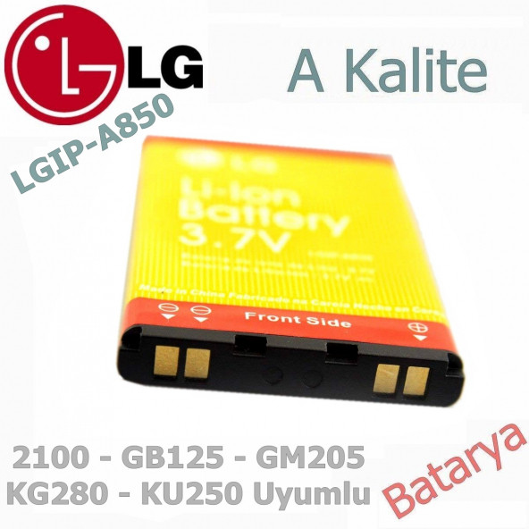 LG LGIP-A850 Batarya 2100 GB125 GM205 KG280 KU250 Uyumlu Yedek Batarya ürün görseli 1