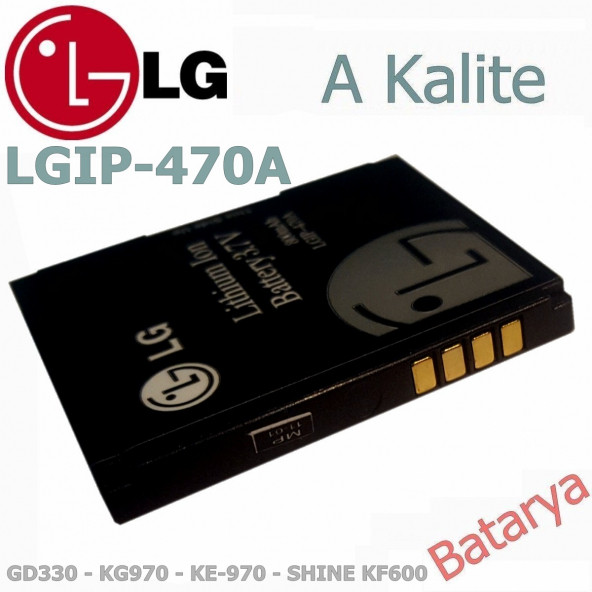 Lg Lgip-470A Batarya Gd330 Kg970 Ke970 Shine KF600  Uyumlu Yedek Batarya ürün görseli 1