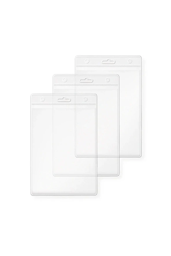 Mapi Kart Poşeti Dikey PVC NO:81 165 x 120 MM Şeffaf Dikey Kart Poşeti (100 Lü Paket) ürün görseli 1