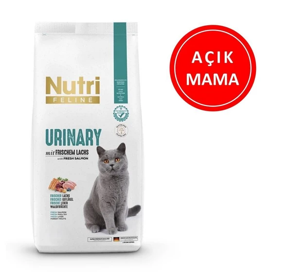 Nutri Feline Urinary Böbrek Sağlığı Destekleyici Somonlu Düşük Tahıllı Yetişkin Kedi Maması 1 Kg AÇIK ürün görseli 1