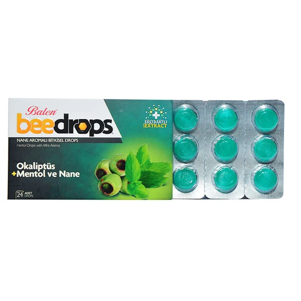 Balen Nane Aromalı Bitkisel Drops 24Adet - Resim 4