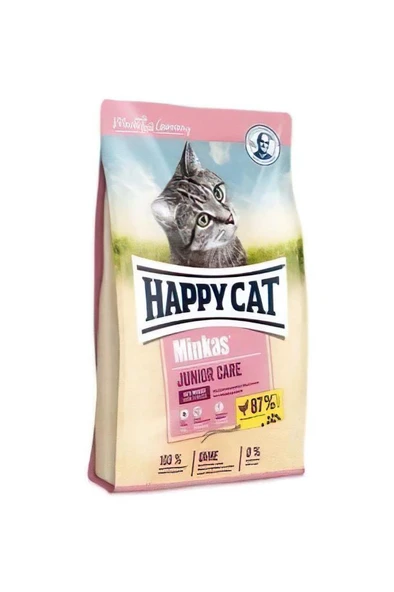 Happy Cat Minkas Junior Care Tavuklu Yavru Kedi Maması 1.5 Kg ürün görseli 1