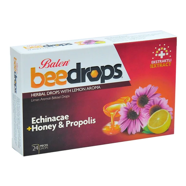 Balen Limon Aromalı Bitkisel Drops 24Adet - Resim 2