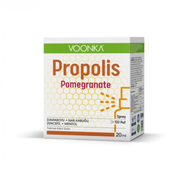 Voonka Propolis Pomegranate Sprey 20 ml ürün görseli 1