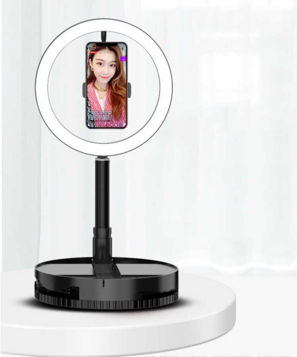 Zore 26 Cm Foldable Işıklı Telefon Tutucu Ring Light - Resim 4