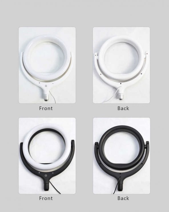 Zore F-539A Işıklı Telefon Tutucu Ring Light - Resim 2