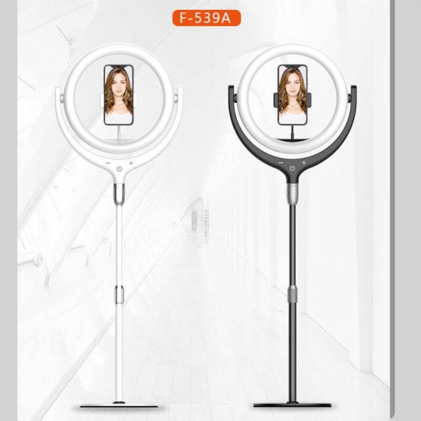 Zore F-539A Işıklı Telefon Tutucu Ring Light - Resim 3