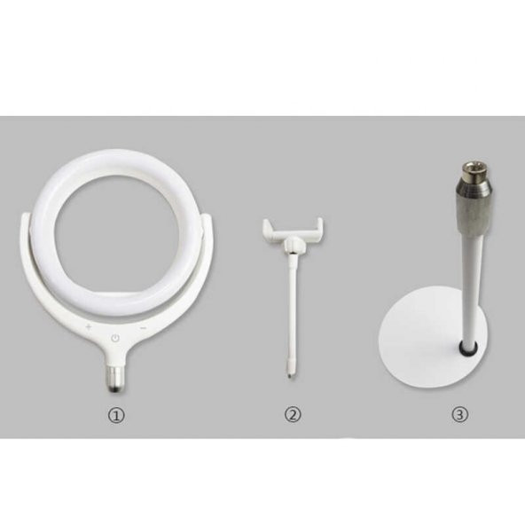 Zore F-539A Işıklı Telefon Tutucu Ring Light - Resim 11