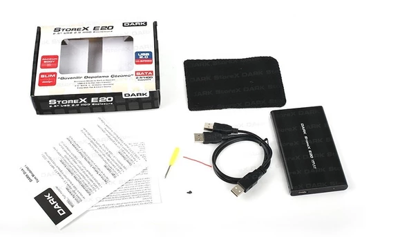 Dark DK-AC-DSE20 Storex 2.5'' USB 2.0 SATA Disk Kut - Resim 2