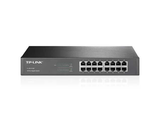 Tp-Link TL-SG1016D 16 Port Gigabit Switch ürün görseli 1