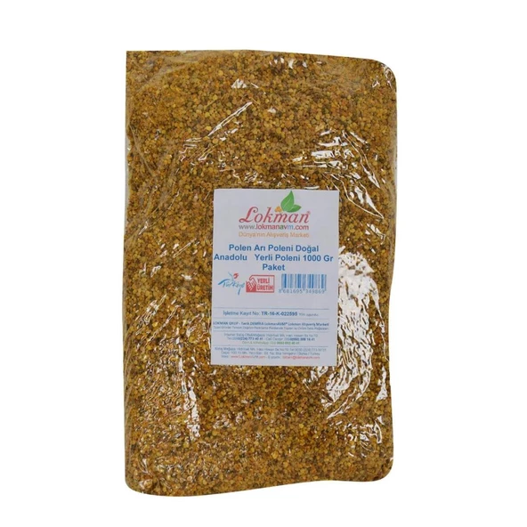 Doğal Polen Arı Poleni Anadolu Yerli Poleni Kiloluk Paket 1KG ürün görseli 1