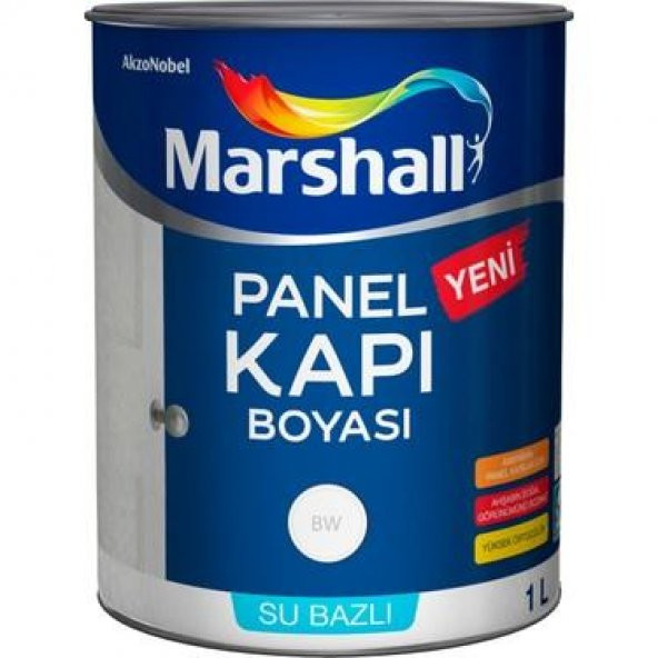 Marshall Panel Kapı Boyası Beyaz 0,75 Lt ürün görseli 1