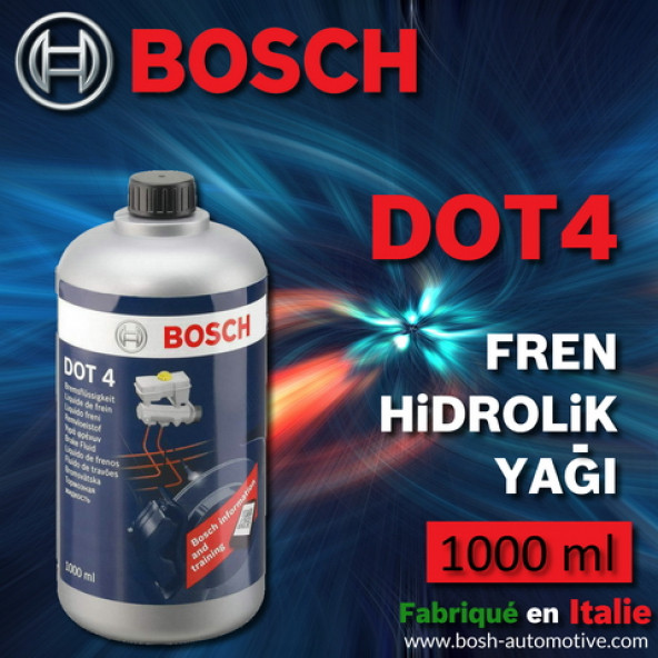 Bosch Dot 4 Fren Hidroliği 1 Litre DOT4 ürün görseli 1