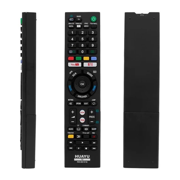 Ayt Huayu KL RM-SN1518 Sony Netflıx  Youtube Tuşlu Unıversal Lcd Led Tv Kumandası Uzaktan Kumanda ürün görseli 1