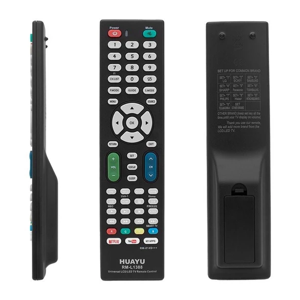 HUAYU KL RM-014S+++/RM-L1388 UNIVERSAL LCD LED TV KUMANDA ürün görseli 1