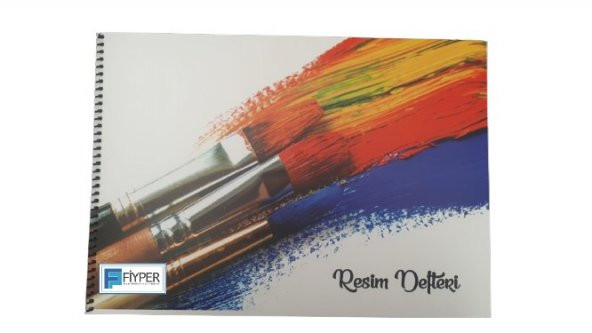 Resim Defteri 25yaprak  25cmx35cm Plastik Kapak 120gr Kağıt ürün görseli 1