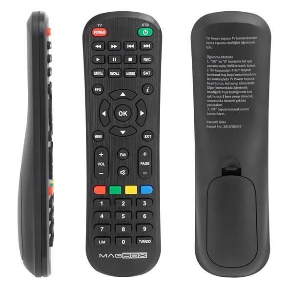 Ayt Magbox Lm'li Dragon Luna 2020 Serisi Tv Özellikli Akıllı Uydu Kumandası Tüm Lm Li Kumandalara Uyumlu ürün görseli 1