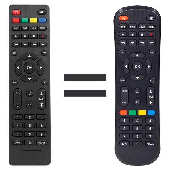 Ayt Weko Digipoll DP-88 HD Uydu Alıcı Kumandası Magbox Rose DR-8030 Mastertech MR-800 HD Riosat RHD-900 ürün görseli 1
