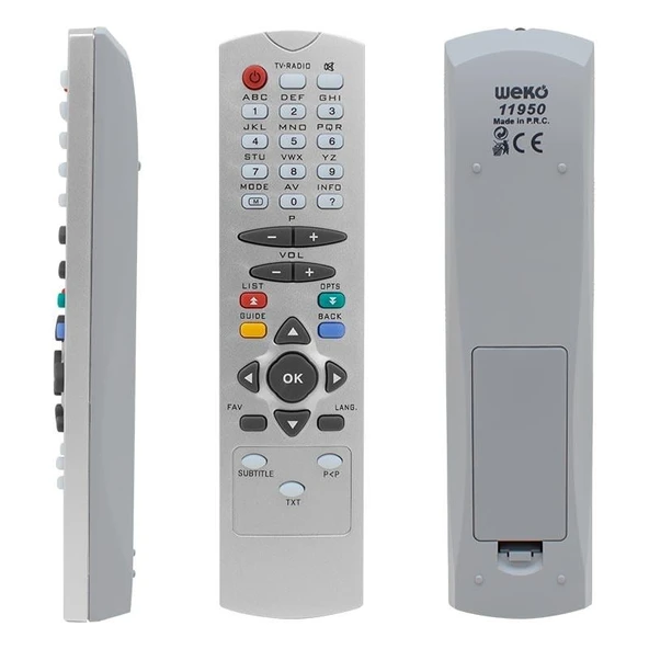 Ayt Digiturk Zap Rc-2540 Dcr 9001-9002 Vestel 35100 Uydu Alıcı Kumandası ürün görseli 1