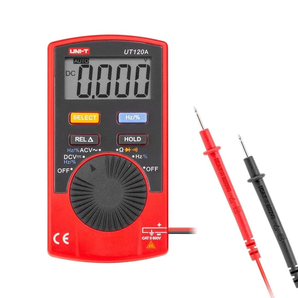 UNIT UT-120A DİJİTAL ÖLÇÜ ALETİ (CEP TİPİ MULTİMETRE) ürün görseli 1