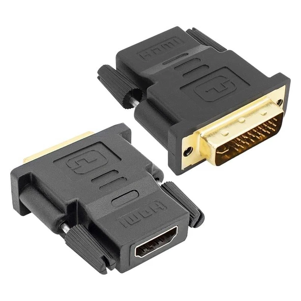Powermaster HDMI Dişi DVI Erkek 24+5 Dvı Girişini Hdmı Girişine Çevirici Dönüştürücü Aparat Soket ürün görseli 1