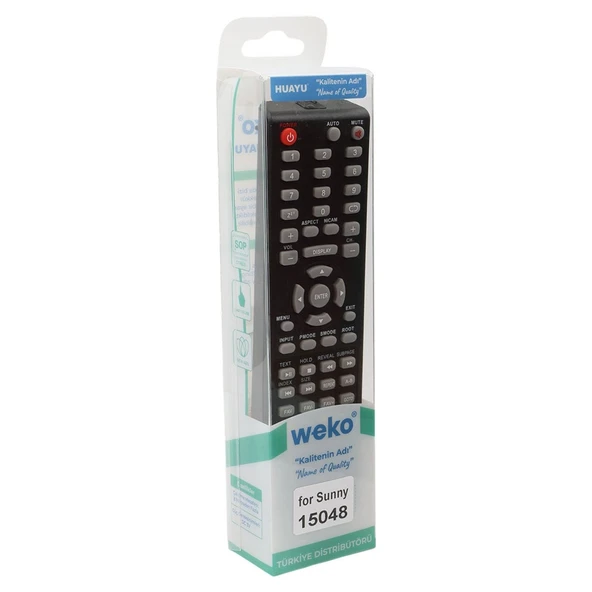 WEKO KL SUNNY-SKYTECH LCD LED TV KUMANDASI - Resim 3
