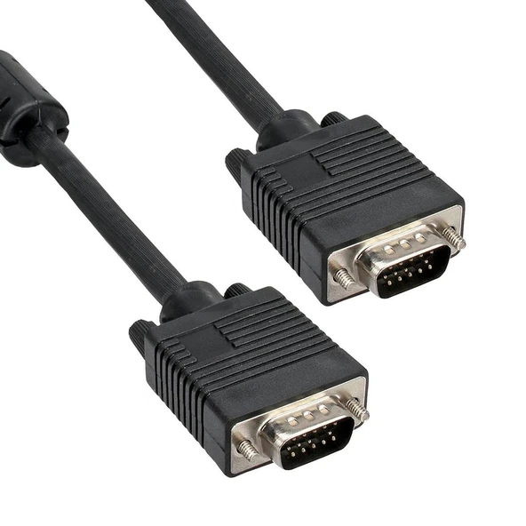 Ayt 15 Pin VGA Kablosu Erkek Erkek 50 Metre Kablo Bilgisayar Monitör Arası Görüntü Kablosu ürün görseli 1