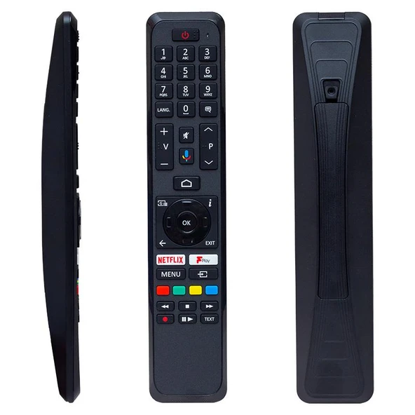 ORJİNAL VESTEL RC 43161 NETFLIX-PLAY-MİKROFON TUŞLU SES KOMUTLU LCD LED TV KUMANDA ürün görseli 1
