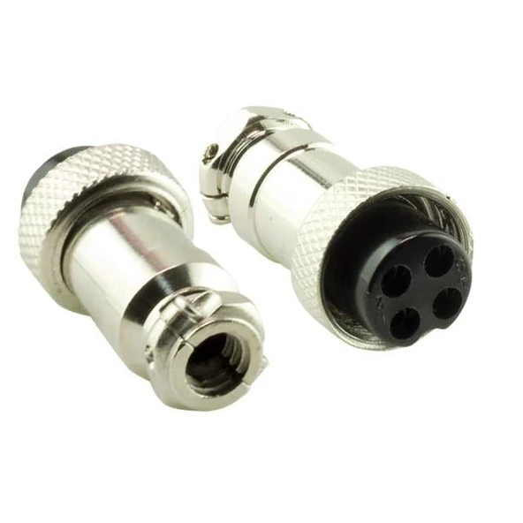 Powermaster Mayk 4 Pinli Dişi Fiş Şase 16mm ürün görseli 1