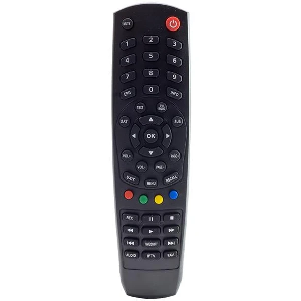 Ayt Amstrad Ott Box Uyumlu HD Uydu Alıcı Kumandası Uzaktan Kumanda ürün görseli 1