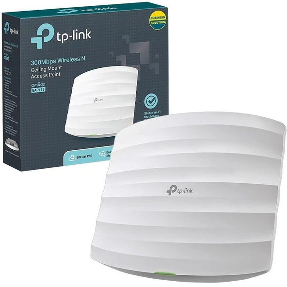 TP-LINK EAP115 300 MBPS POE KABLOSUZ N TAVAN TİPİ ACCESS POINT - Resim 8