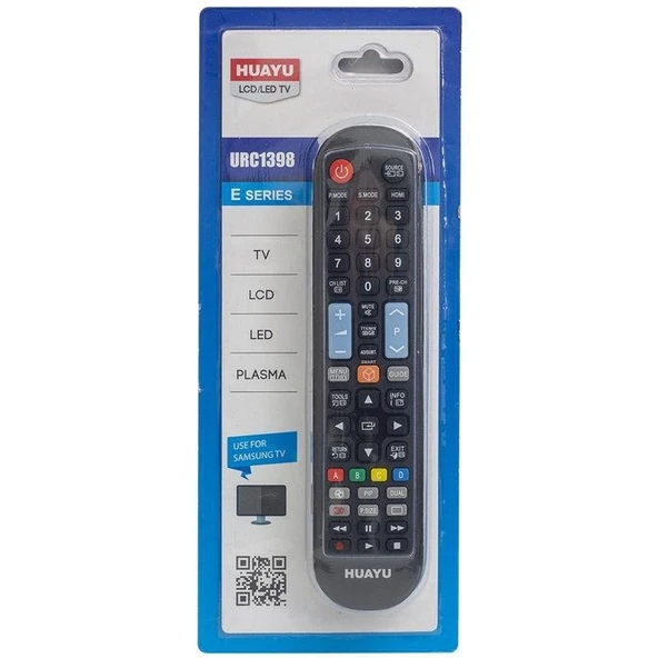 Huayu Kl Samsung Urc1398 Lcd Led Tv Kumandası Universal Kumanda Tüm Modellere Uyumlu Akıllı Kumanda ürün görseli 1