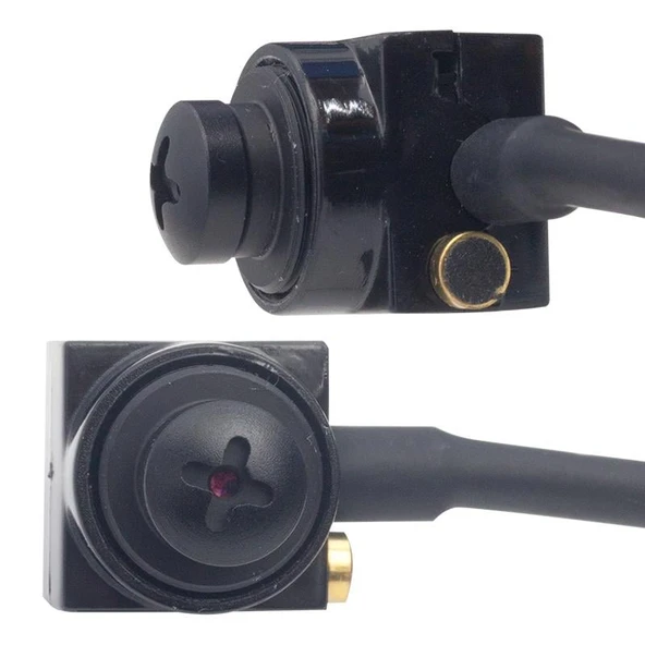 Ayt Powermaster PM-19311 3.6Mm 800 Tvl 1-4 Sensör Mikrofonlu Vida Tip Mini Kamera Dvr Cihazı İçin Giz li Kamera ürün görseli 1