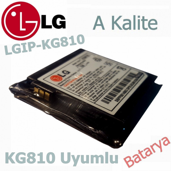 Lg Kg810 Batarya  Kg-810  Lgip-Kg810 Uyumlu Yedek Batarya ürün görseli 1
