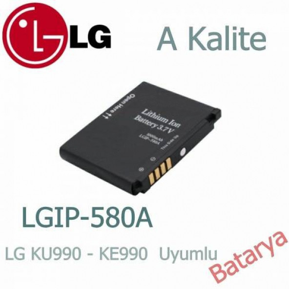 Lg Lgip-580A Batarya Ku990 Ke990 Uyumlu Yedek Batarya ürün görseli 1