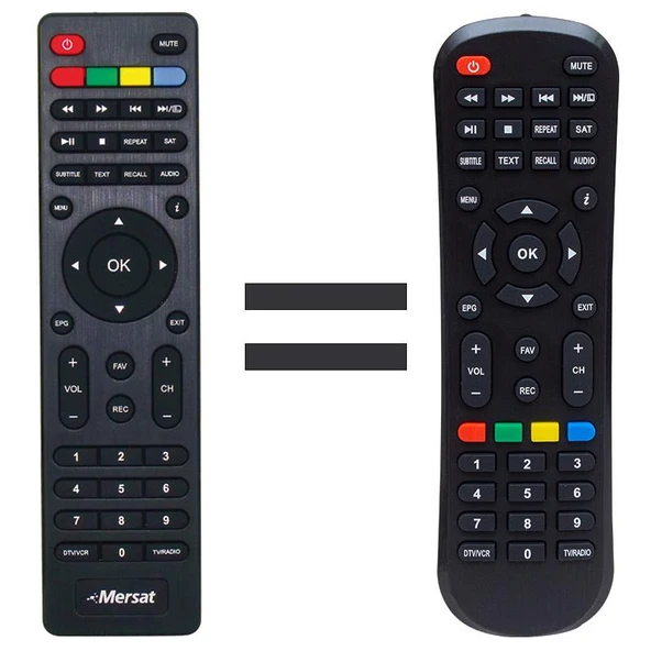 Ayt Mersat Herz Sunny Rowell Benjamin Minibox HD Uydu Alıcı Uyumlu Kumandası Uzaktan Kumanda ürün görseli 1