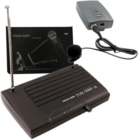 Ayt Gold Audio FV-302 Yaka Telsiz Mikrofon ürün görseli 1