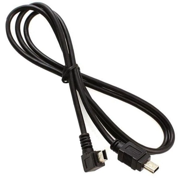 MİNİ USB 5 PIN / MİNİ USB 1 METRE L TİP 5 PİN KABLO ürün görseli 1