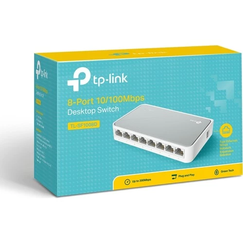 TP-LINK TL-SF1008D 8 PORT 10/100 MBPS SWITCH - Resim 8