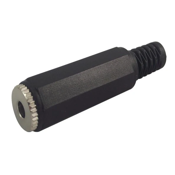 3.5 MM STEREO DİŞİ PLASTİK JACK FİŞ ürün görseli 1